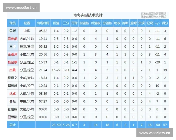 基于CBA技术统计说明的联赛数据解读与分析指南方法与应用实践